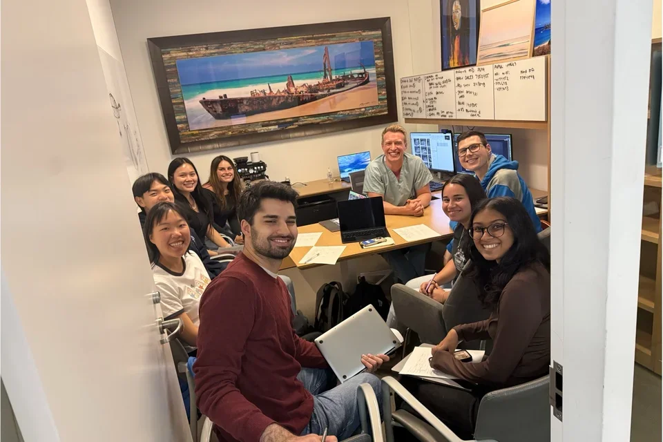 Lab members working during Ductal Analysis